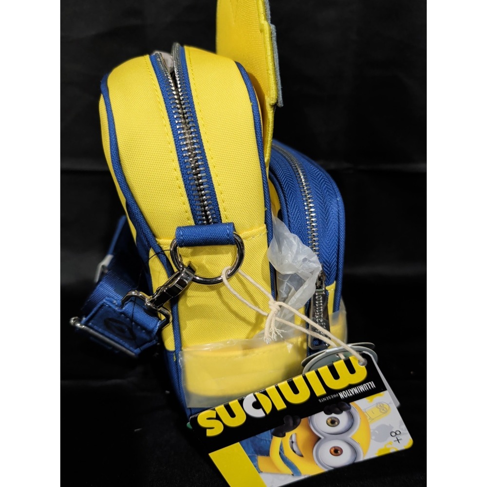 Loungefly AMC Minions Minion Bob Crossbuddies Kids Yellow Backback Despicable Me - Picture 3 of 4